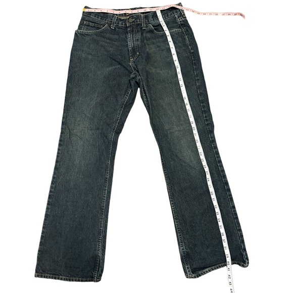 Bullhead Mens Denim Jeans Size 32x32 Slim Boot Distressed Cuffs - Picture 4 of 7